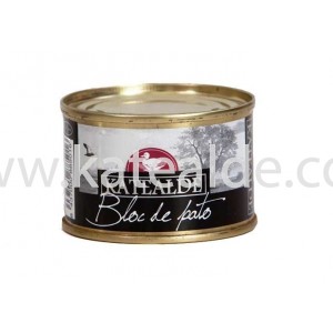 Bloc de foie gras de pato 65 gr, 98% de foie-bloc-katealde-comprarenred.com
