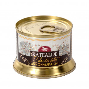 Bloc de foie gras de pato con champagne-bloc-katealde-comprarenred.com