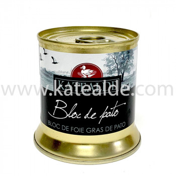 Bloc de foie gras de pato 200 gr, 98% de foie-bloc-katealde-comprarenred.com
